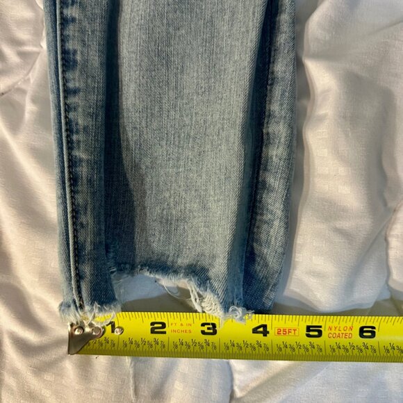 Light-Wash American Eagle Jeans Size 12 Regular Inseam 27 inches Straight - Picture 9 of 11